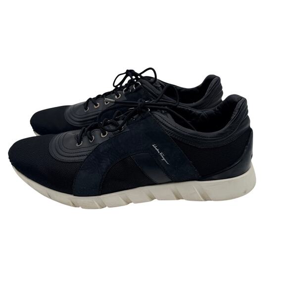 Salvatore Ferragamo Men\'s Black Sneakers Size 12 M main image 2